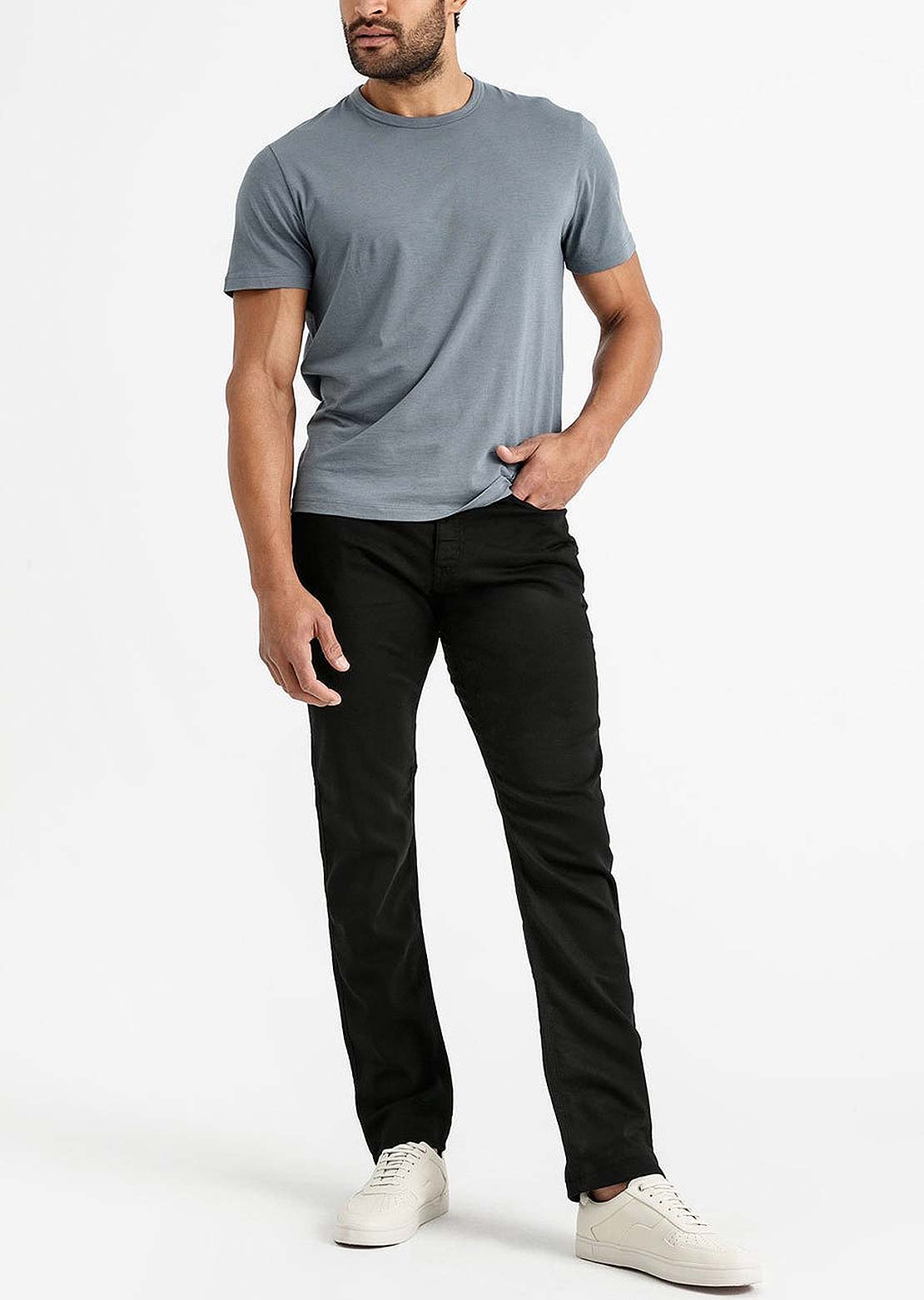 DUER Men&#39;s No Sweat Relaxed Taper Pants Black