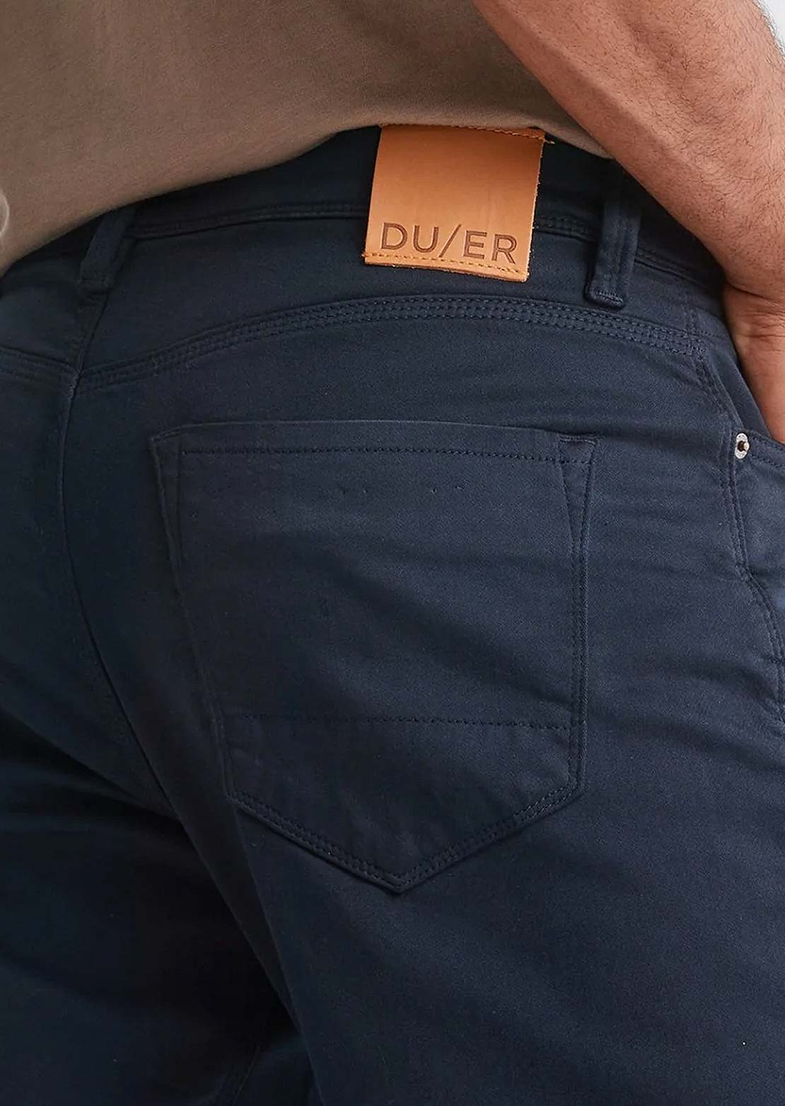DUER Men's No Sweat Relaxed Taper Pants Navy