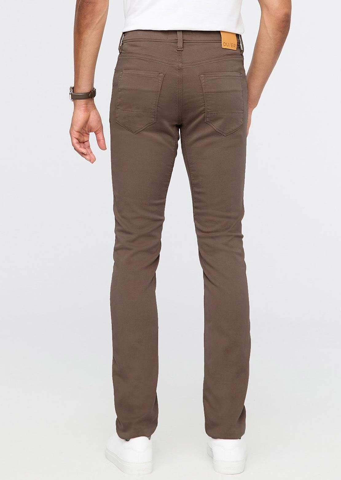 DUER Men's No Sweat Slim Pants Canteen