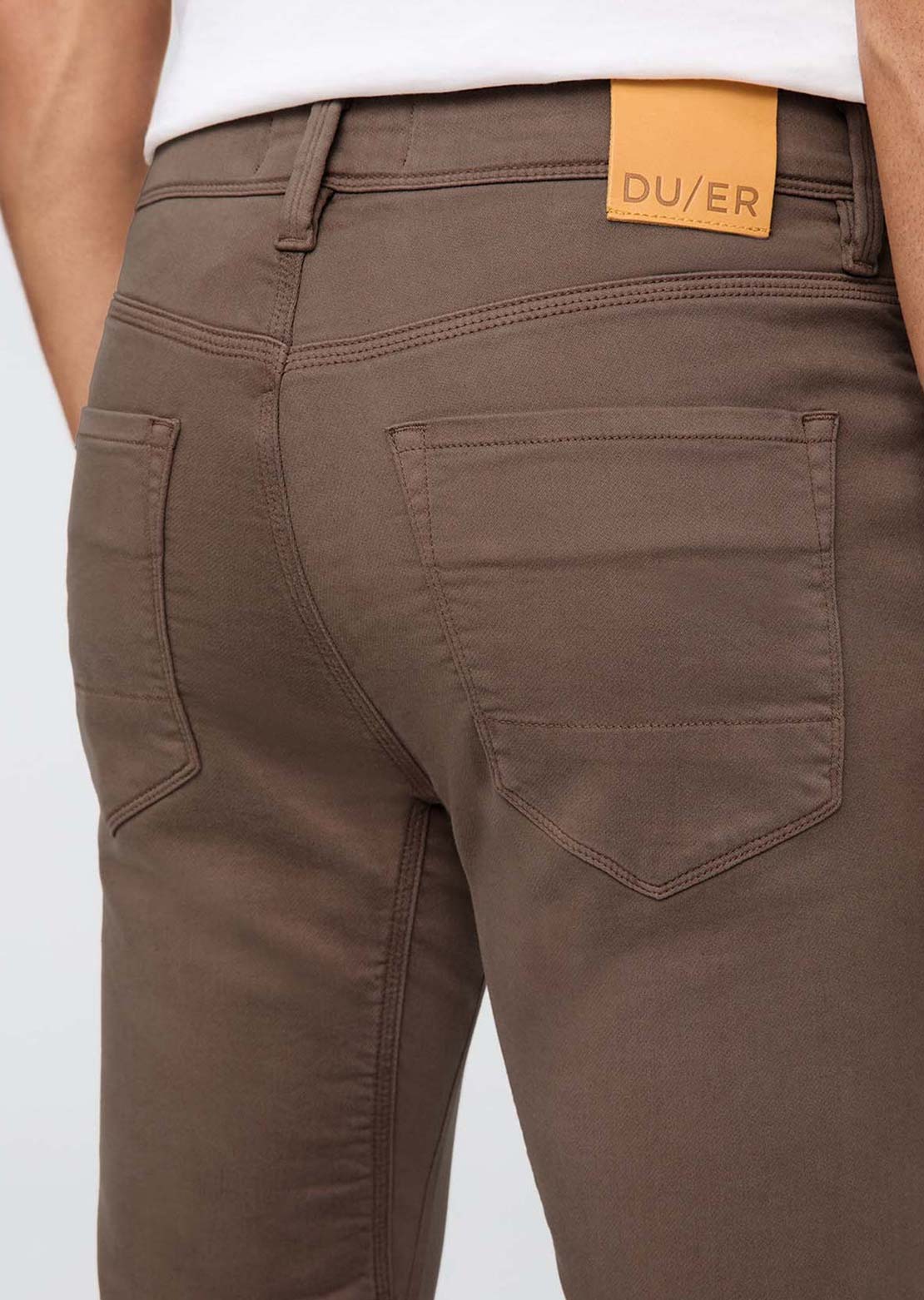 DUER Men's No Sweat Slim Pants Canteen