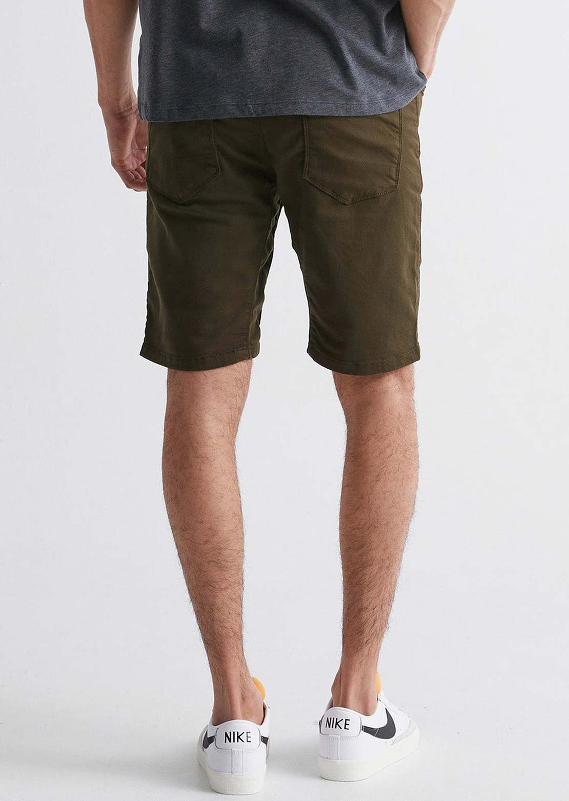 DUER Men&#39;s No Sweat Slim Shorts Army Green