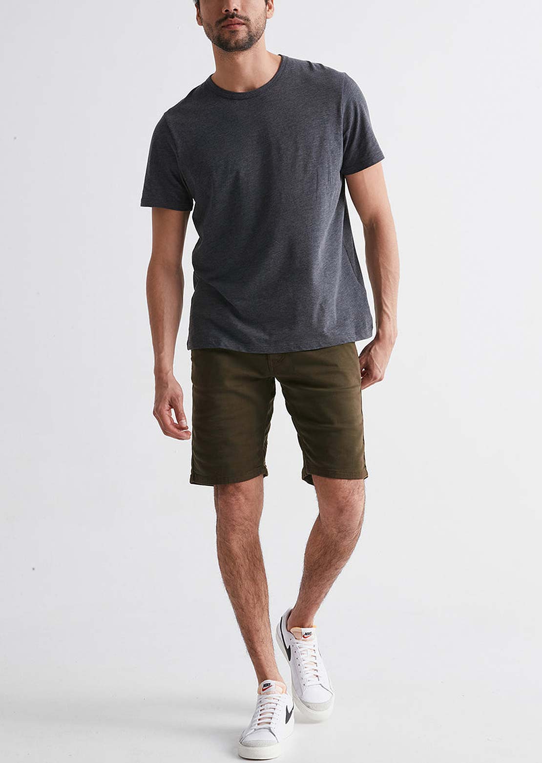 DUER Men&#39;s No Sweat Slim Shorts Army Green