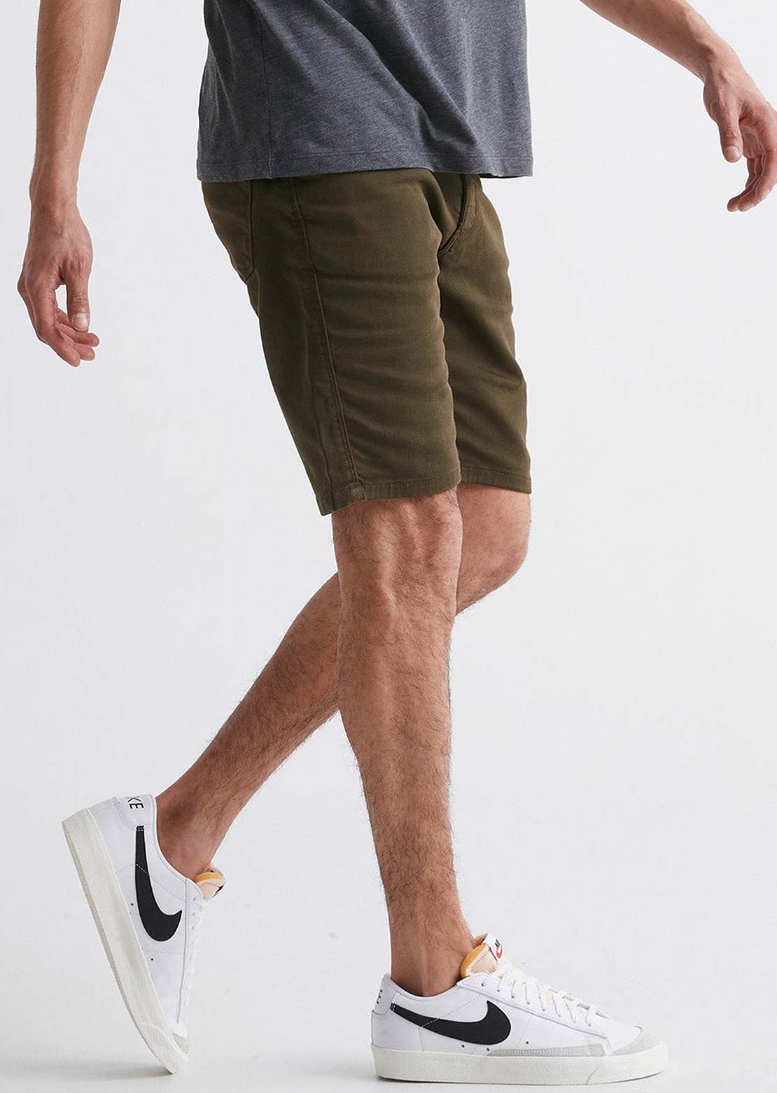 DUER Men&#39;s No Sweat Slim Shorts Army Green