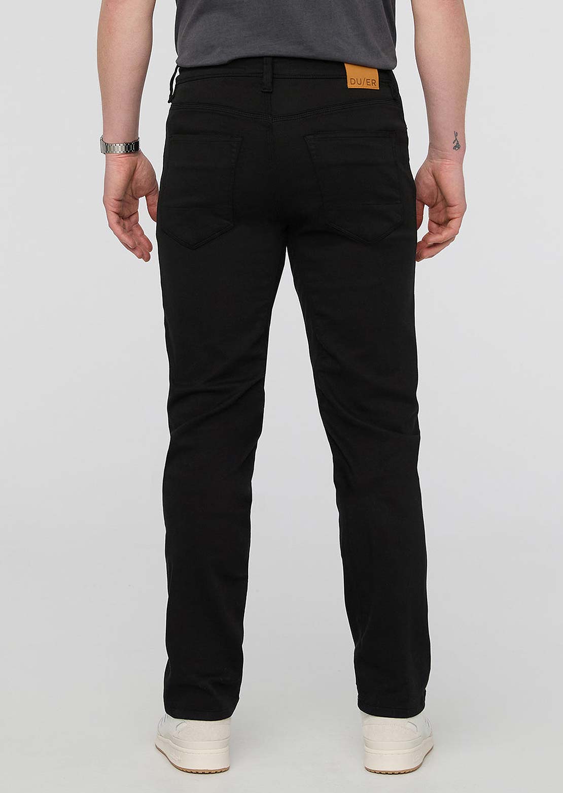 Duer Men's No Sweat Straight Pants Black