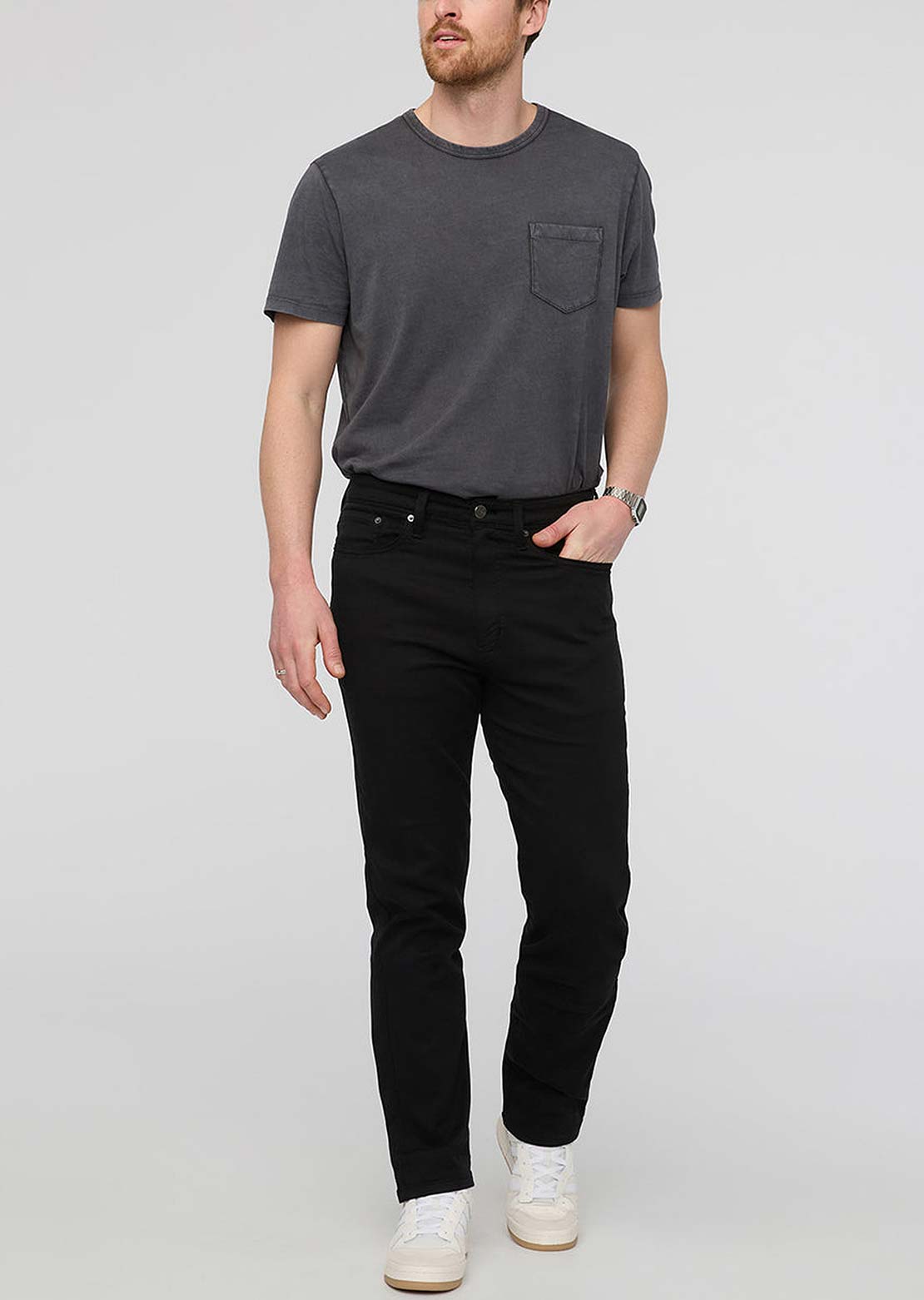 Duer Men's No Sweat Straight Pants Black