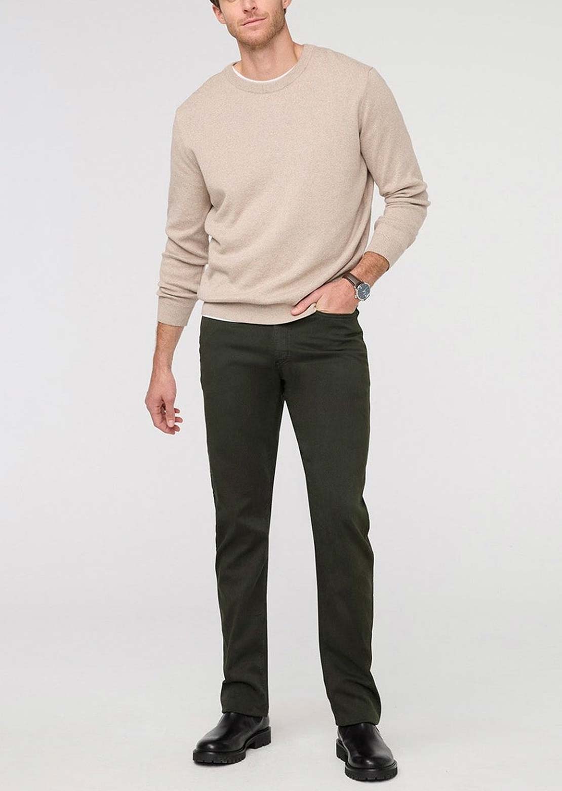 DUER Men's No Sweat Straight Pants Evergreen