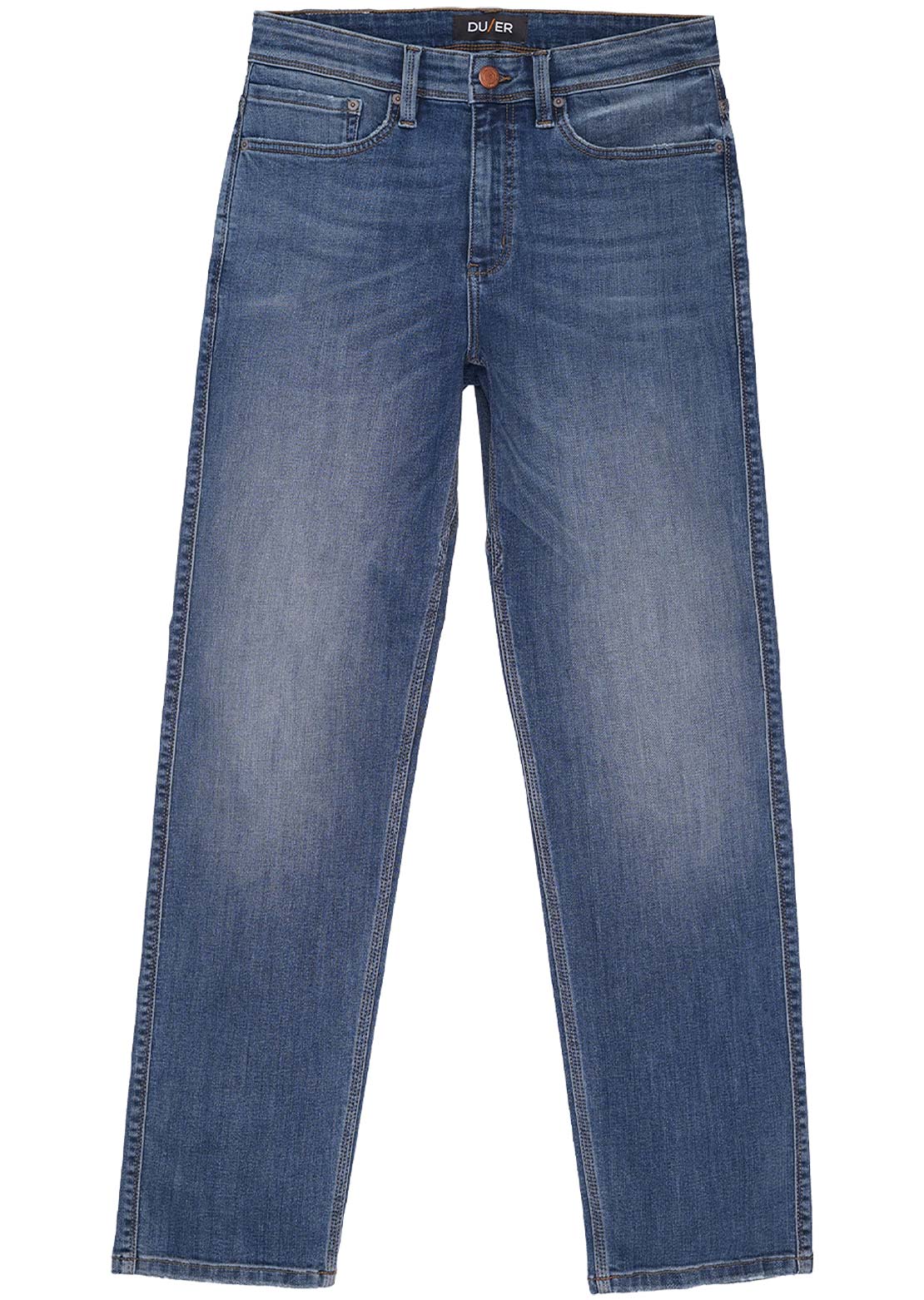 DUER Men's Performance Denim+ Relaxed Straight Pants Dust Storm Indigo