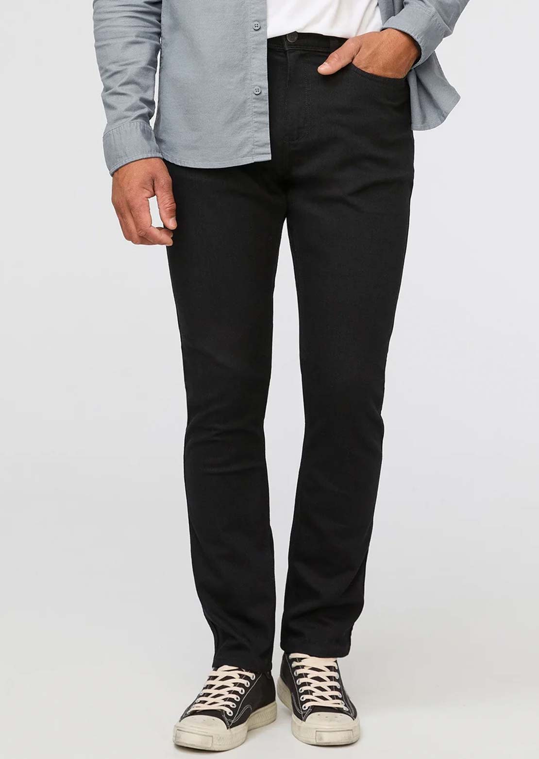 DUER Men's Performance Denim Relaxed Taper Pants Black