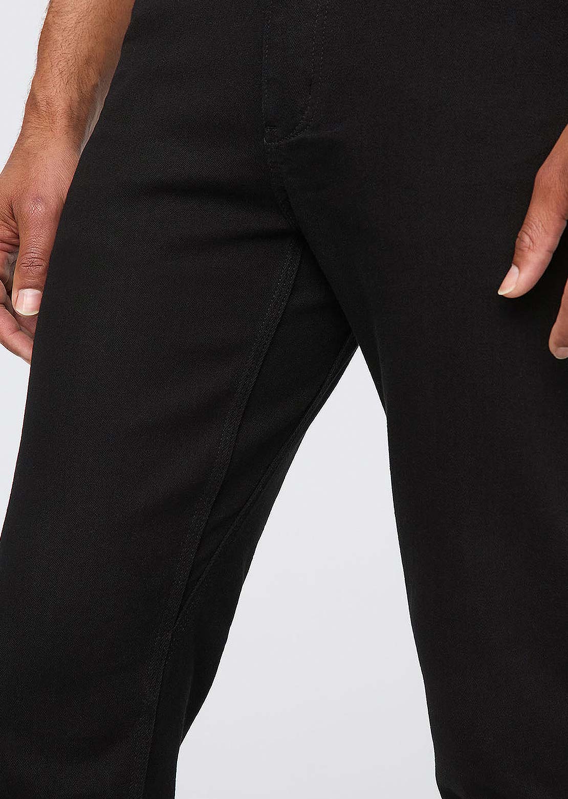 DUER Men's Performance Denim Slim Pants Black Midnight