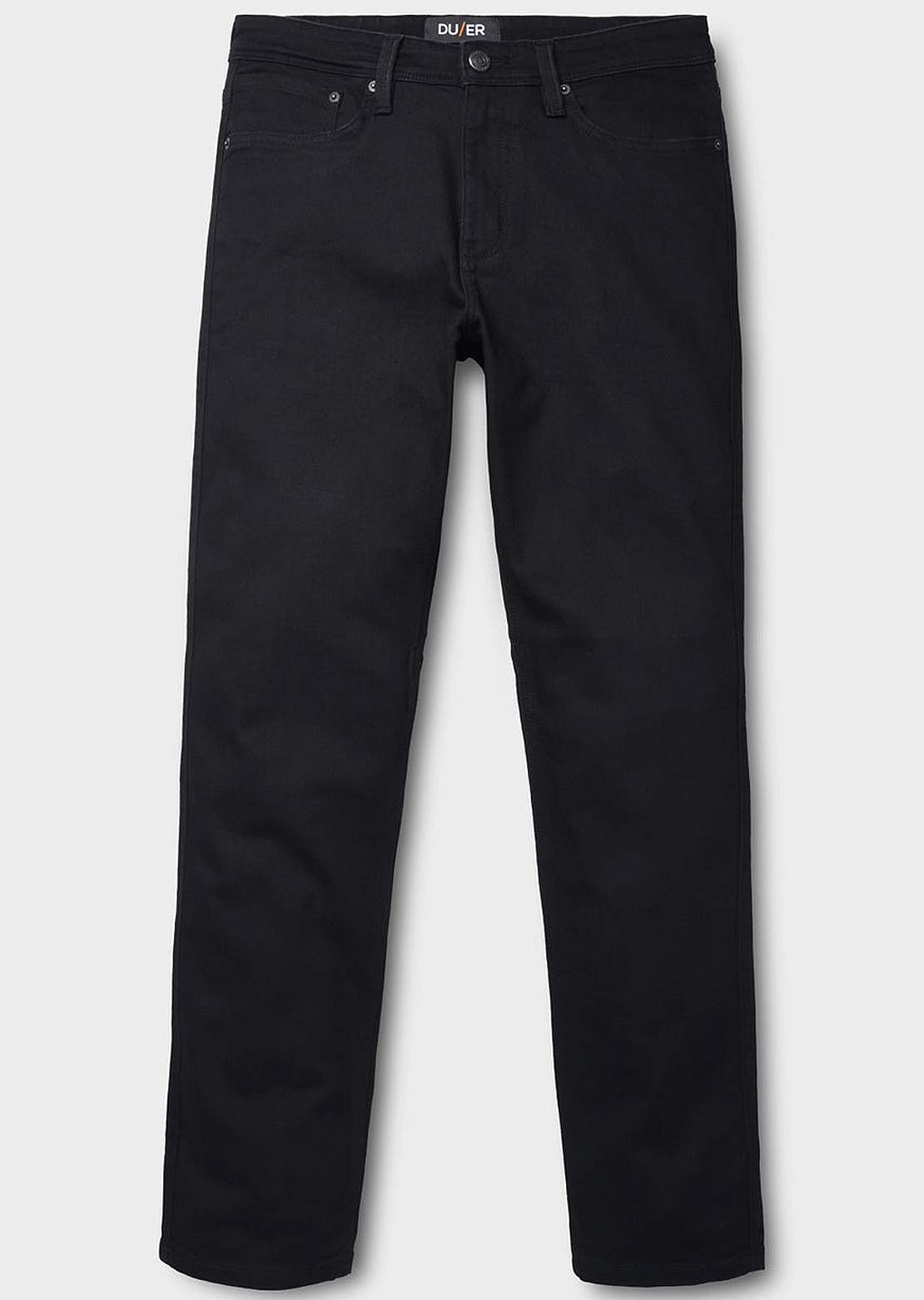 DUER Men's Performance Denim Slim Pants Black Midnight