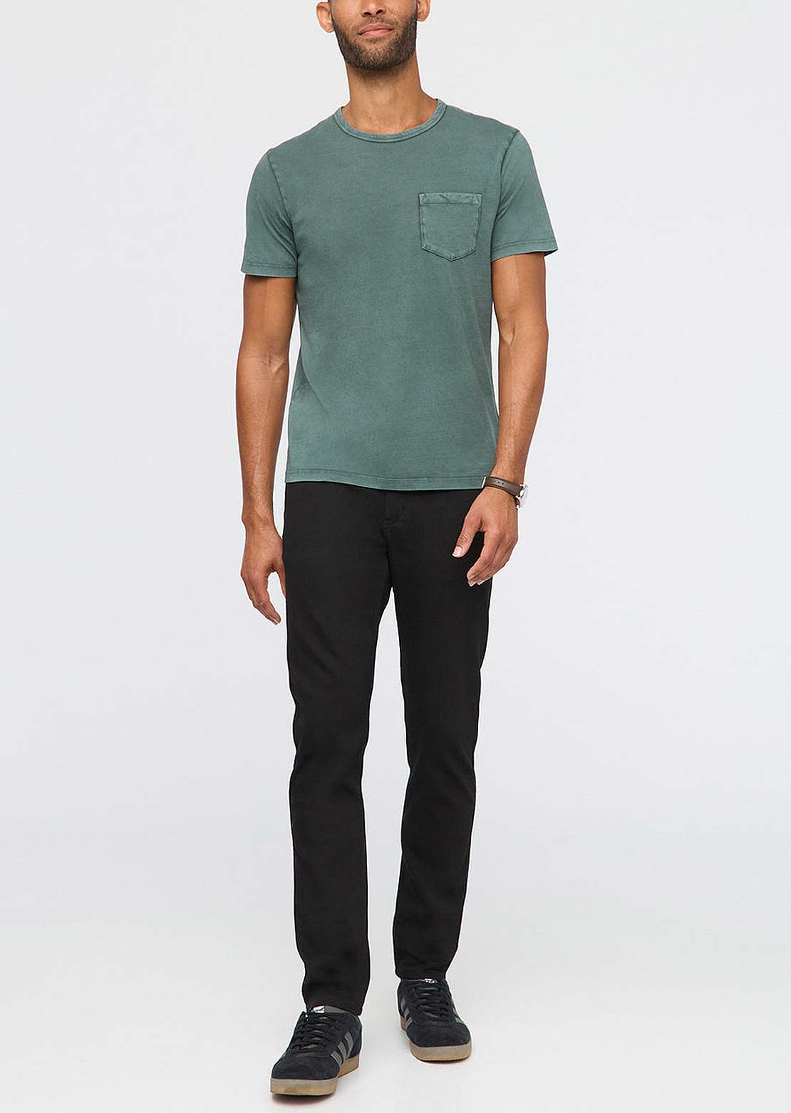 DUER Men's Performance Denim Slim Pants Black Midnight
