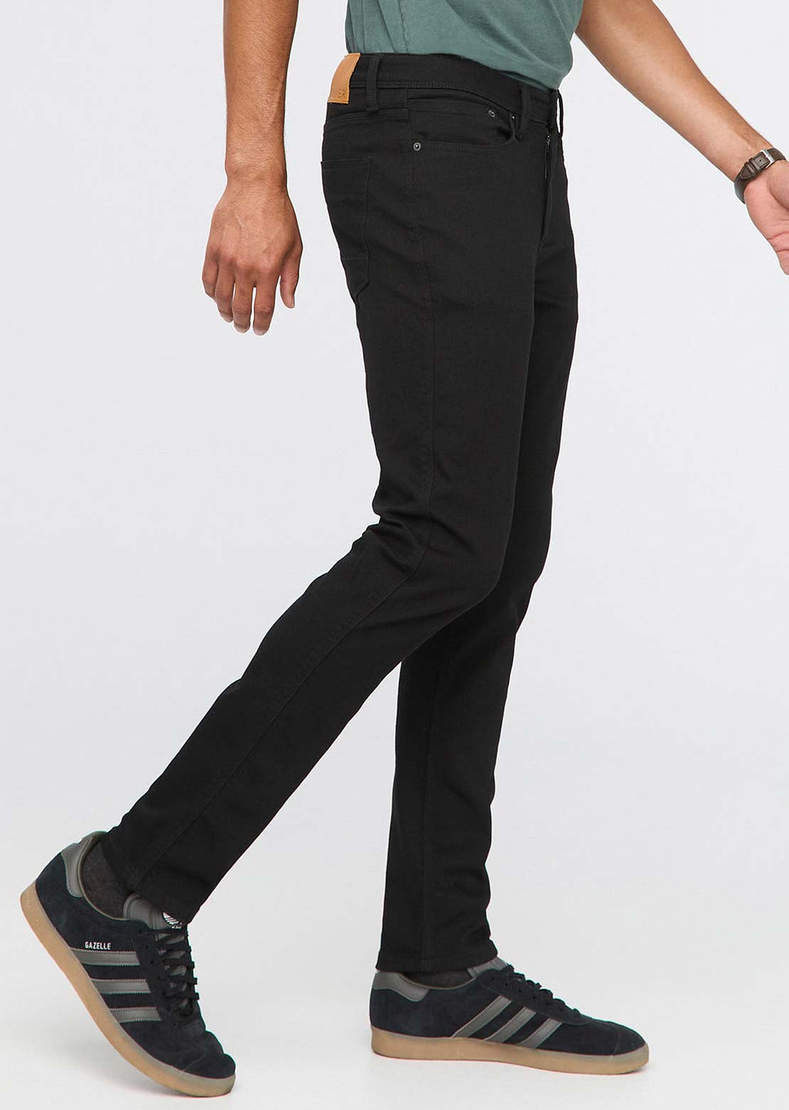 DUER Men's Performance Denim Slim Pants Black Midnight