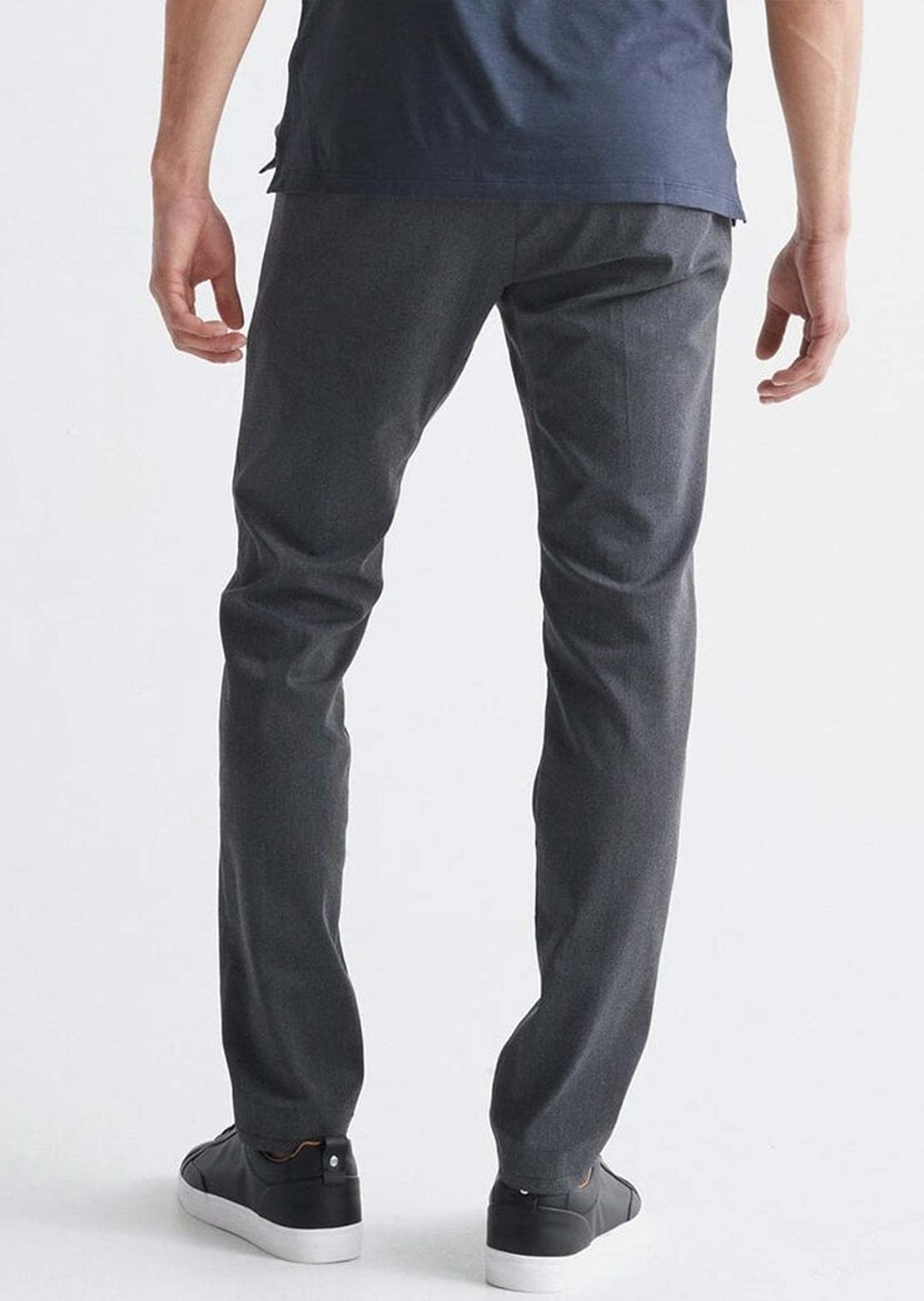 DUER Men&#39;s Smart Stretch Slim Trousers Charcoal Heather