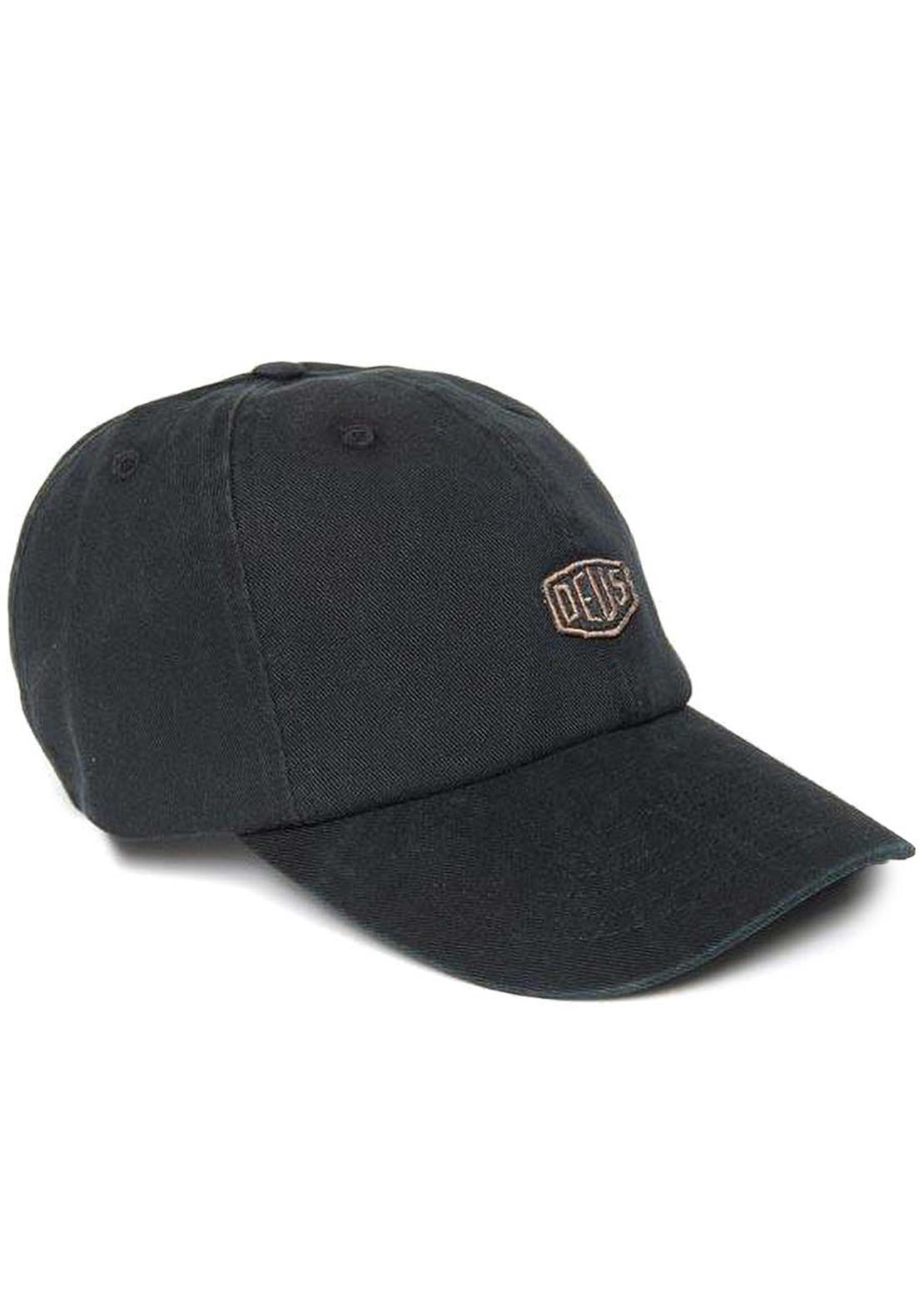 Deus Men's Shield Standard Dad Cap Black