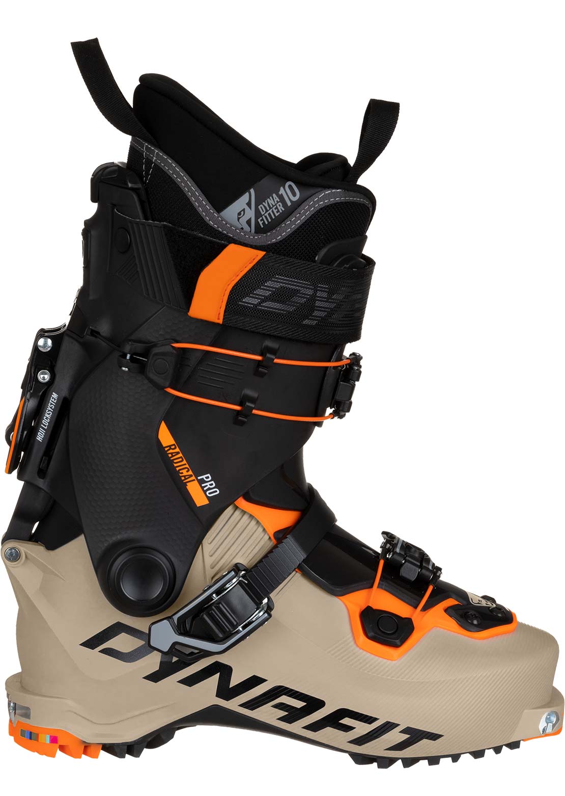 Dynafit Men's Radical Pro Ski Touring Boots Rock Khaki/Fluorescent Orange