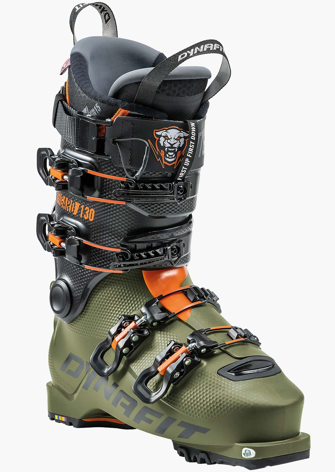 Dynafit Tigard 130 Alpine-Tech Boots Capulet Olive/Fluo Orange