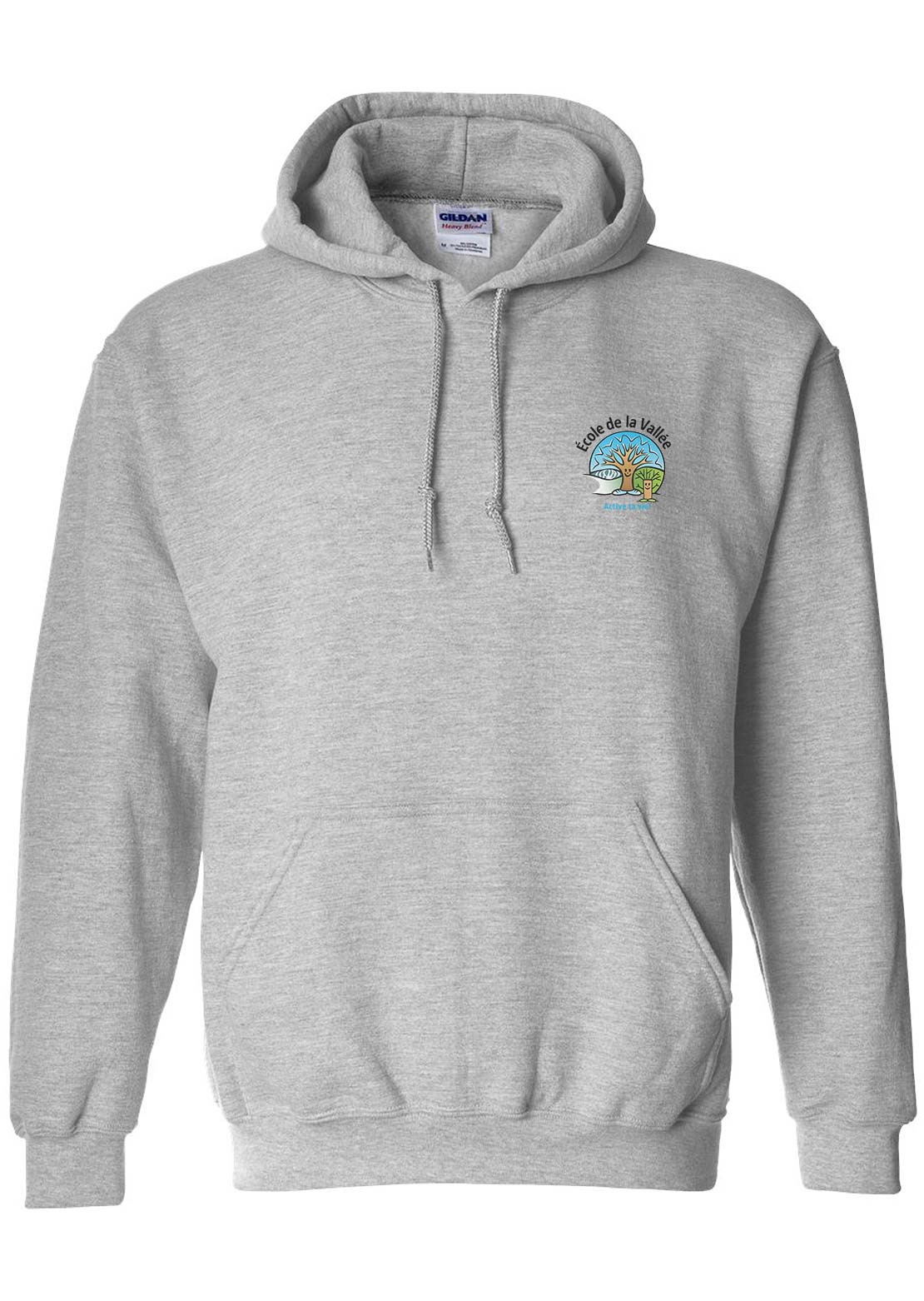 École De La Vallée Cotton Ouaté Adulte Sport Grey