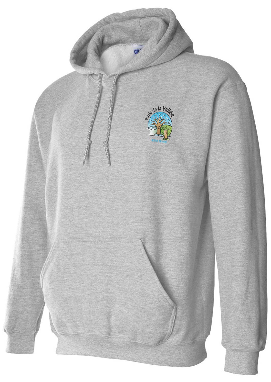 École De La Vallée Cotton Ouaté Adulte Sport Grey