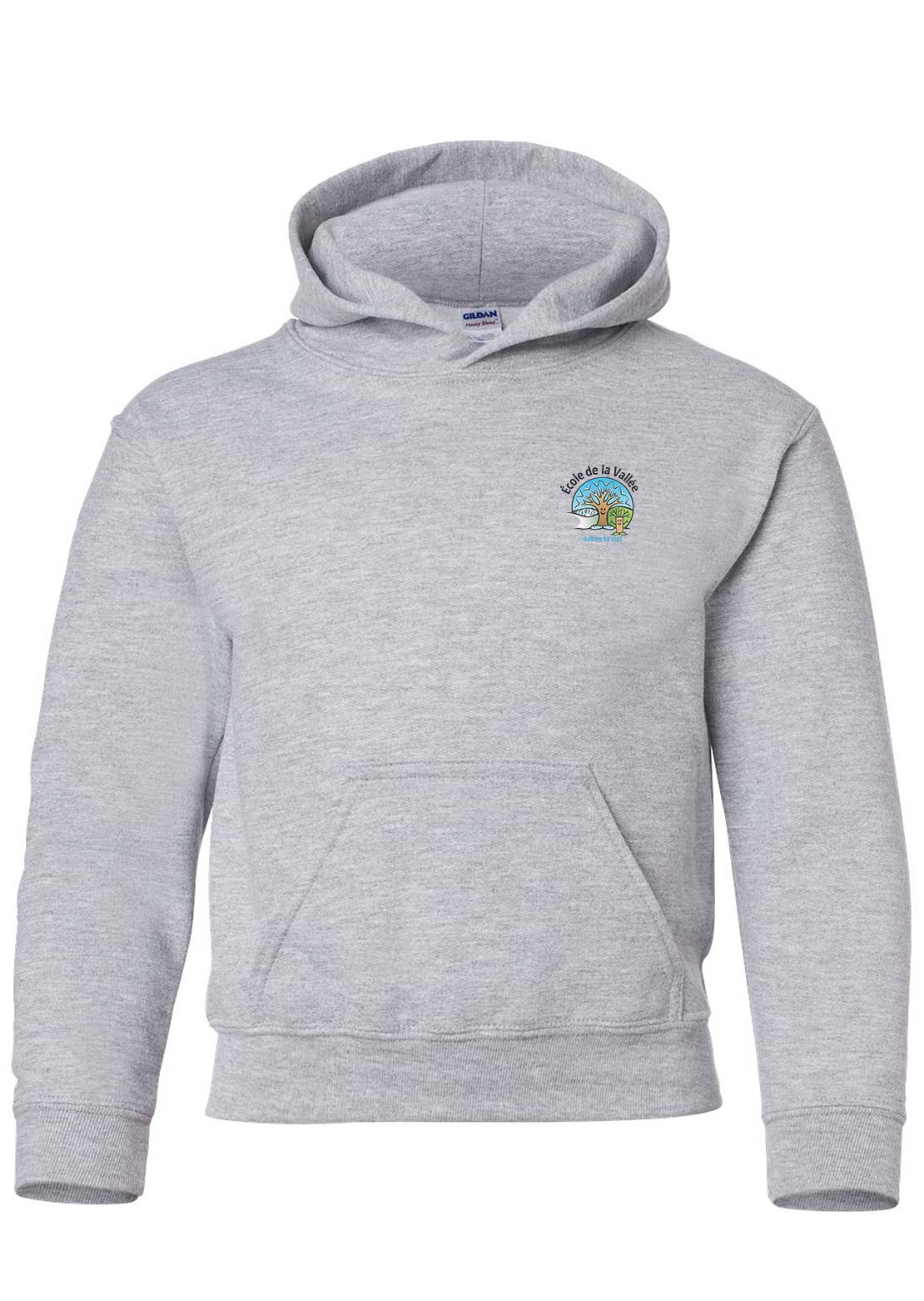 École De La Vallée Cotton Ouaté Enfant Sport Grey