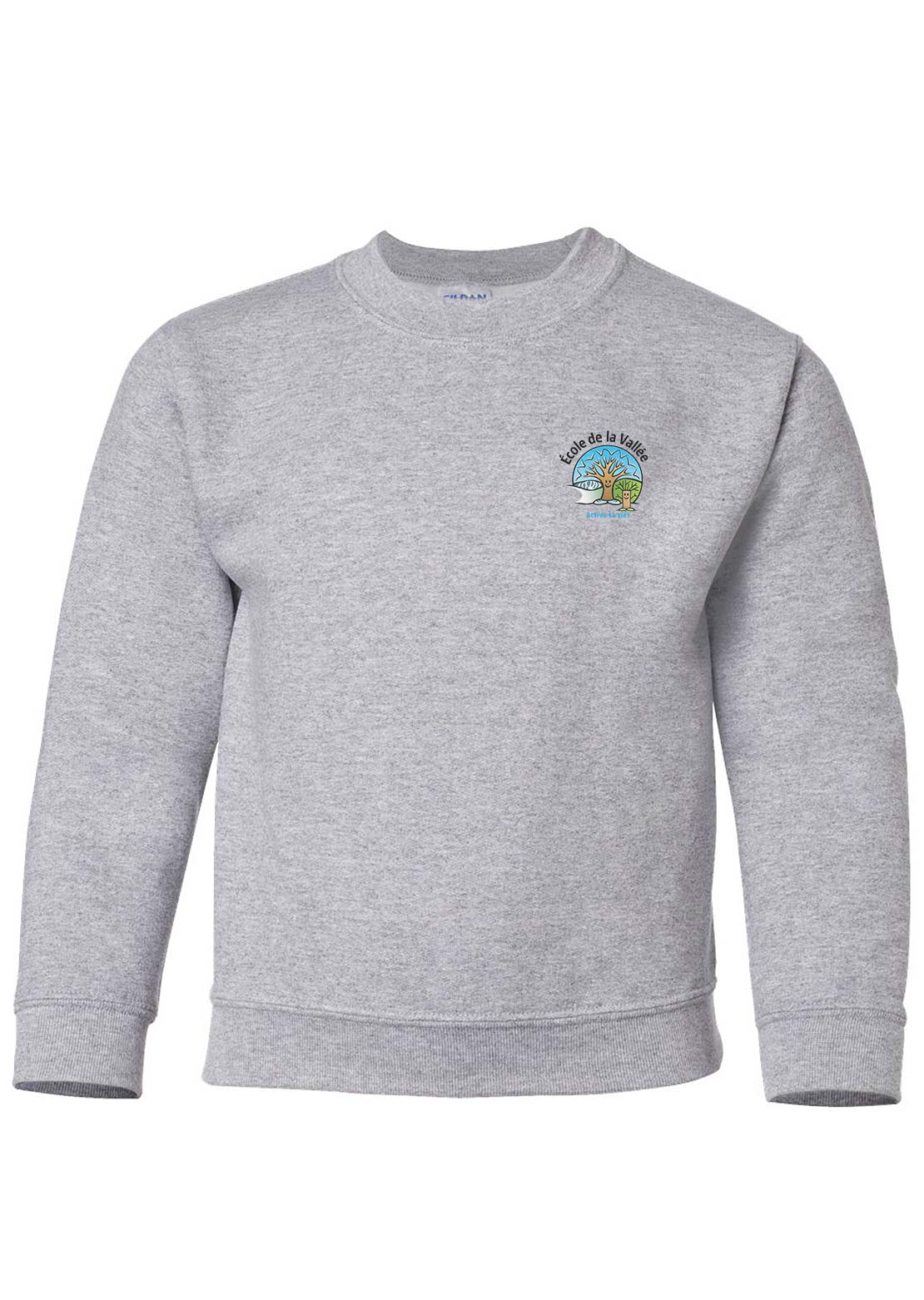 École De La Vallée Crewneck Enfant Sport Grey