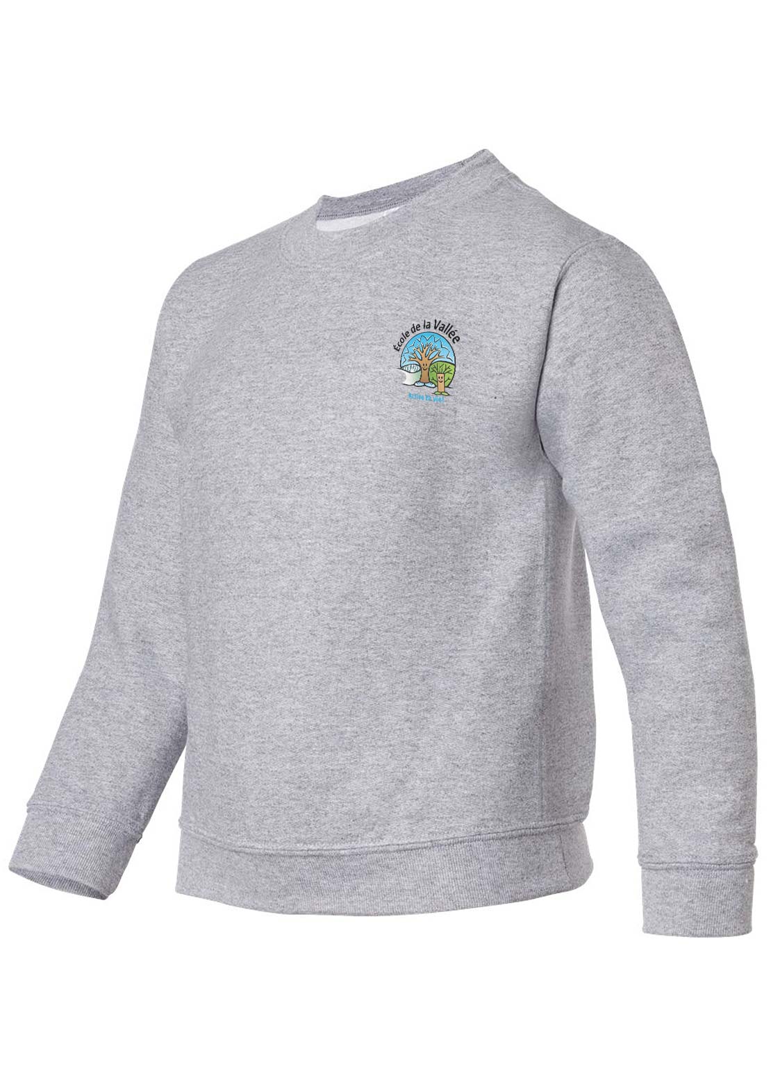 École De La Vallée Crewneck Enfant Sport Grey
