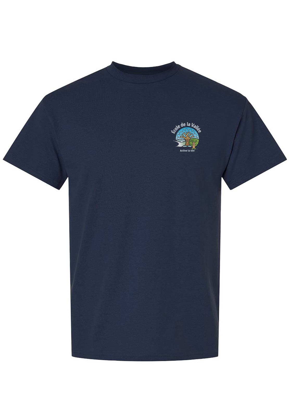 École De La Vallée T-Shirt Adulte Navy