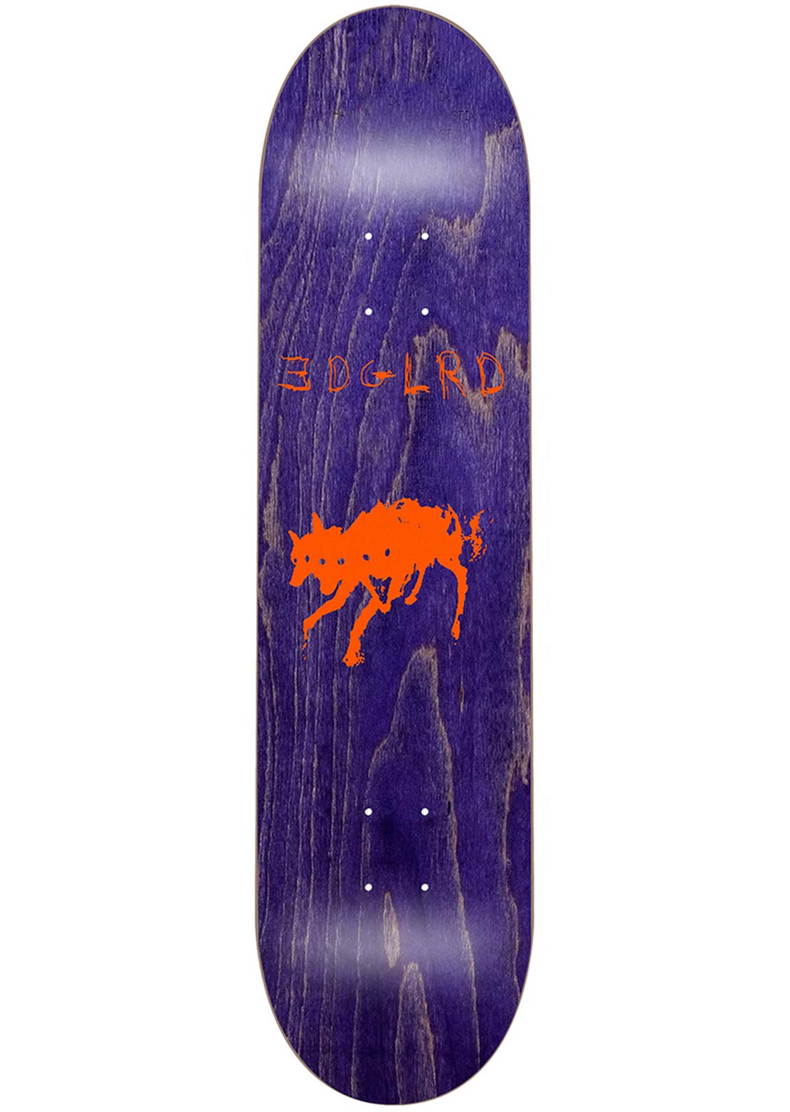 EDGLRD Unisex Hell Hound Skateboard Deck Purple