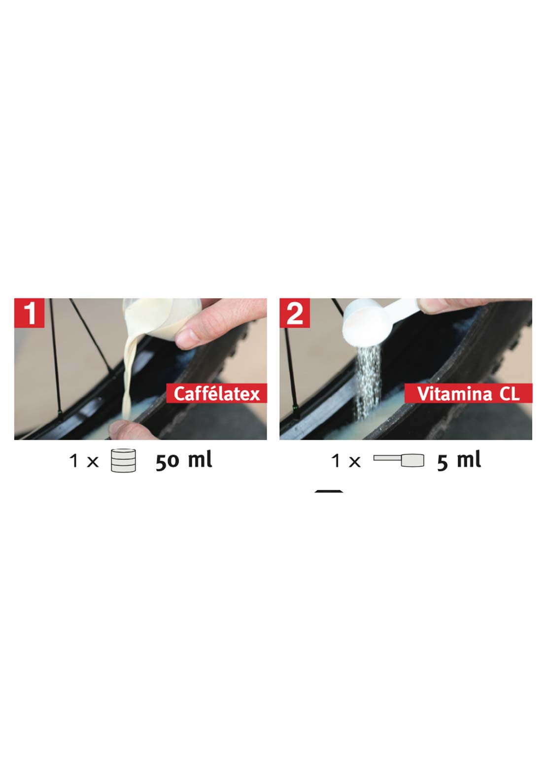 Effetto Mariposa Vitamina CL Caffelatex Sealant Additive Injector