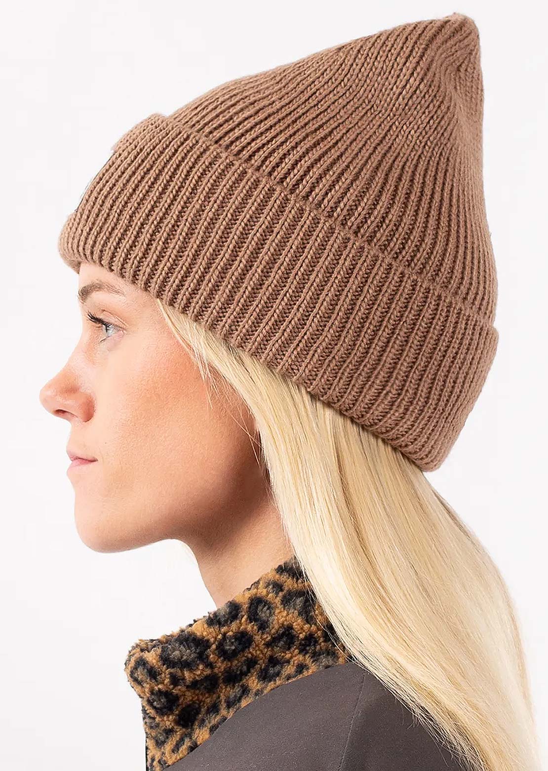 Eivy Women's Easter Rib Wool Beanie Faded Coffee