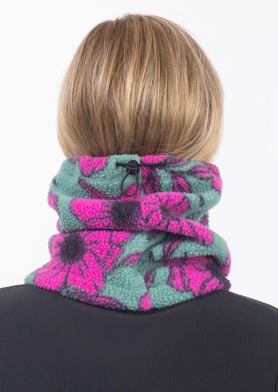 Eivy Women's Beanie Sherpa Neckwarmer Turquoise Flower