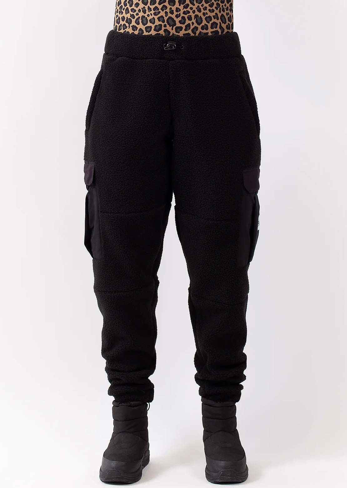Eivy Women's Cargo Sherpa Pants Black