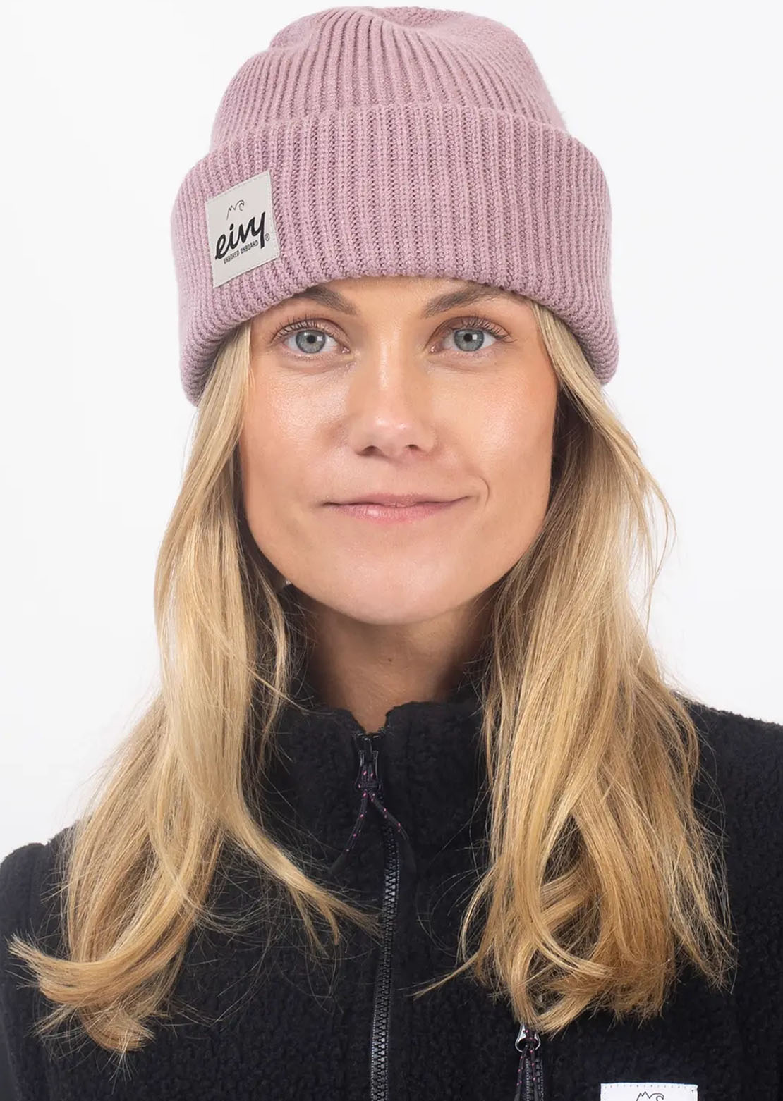 Eivy Women's Foldable Knit Beanie Faded Woodrose