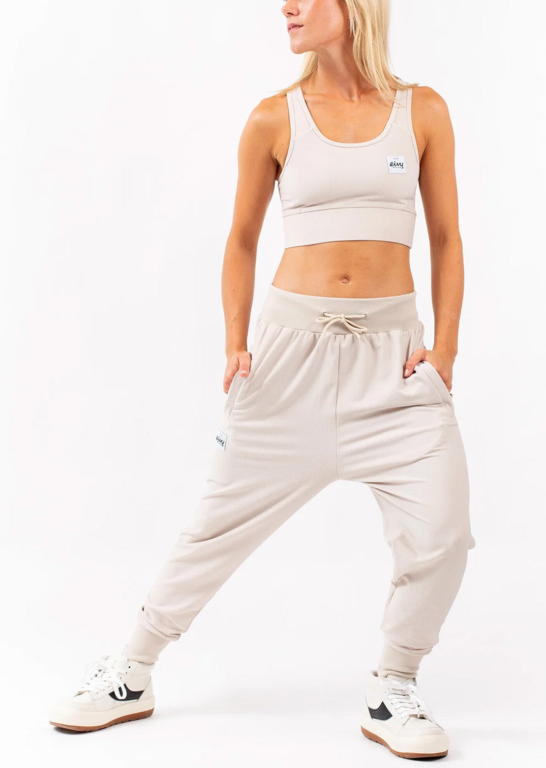 Eivy Women's Harlem Rib Travel Pants Faded Cloud
