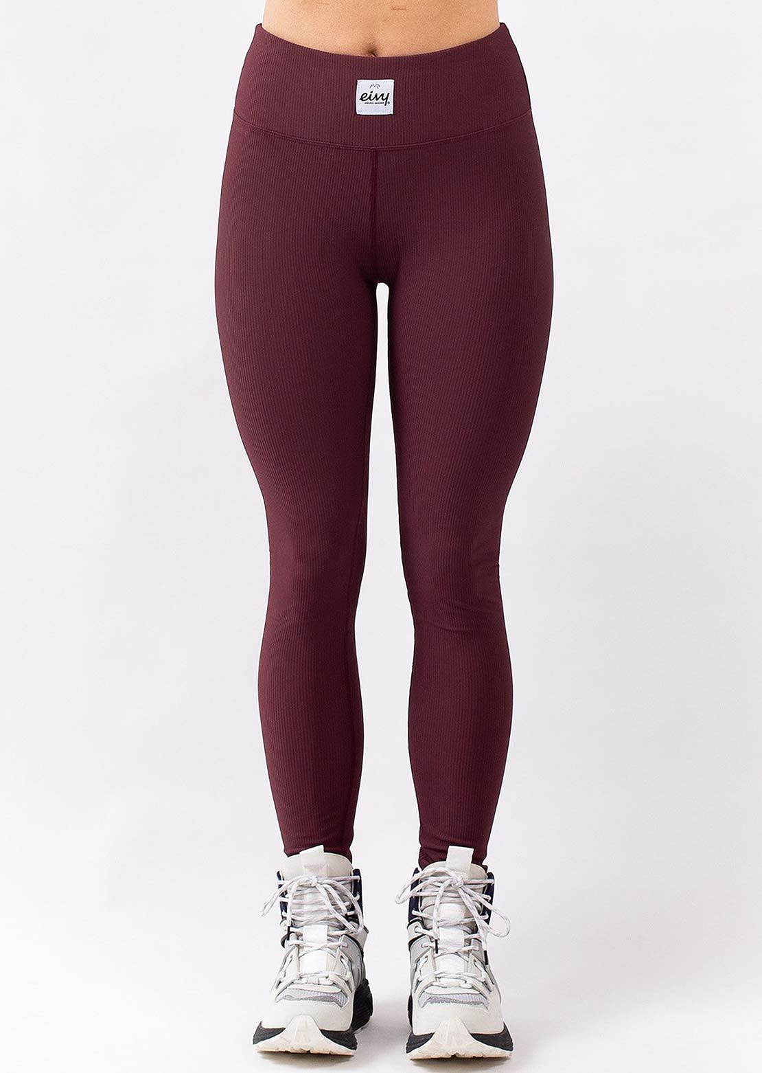 Eivy Women's Icecold Rib Base Layer Tights Wine