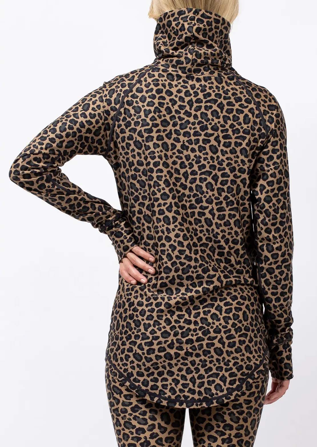 Eivy Women's Icecold Top Black Leopard
