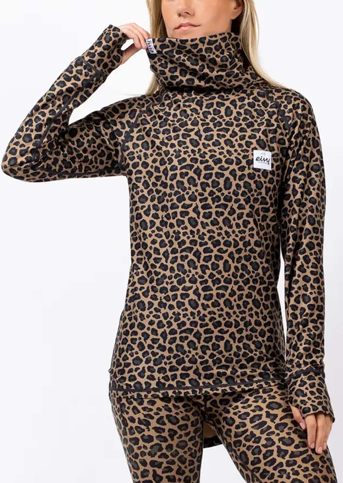 Eivy Women's Icecold Top Black Leopard
