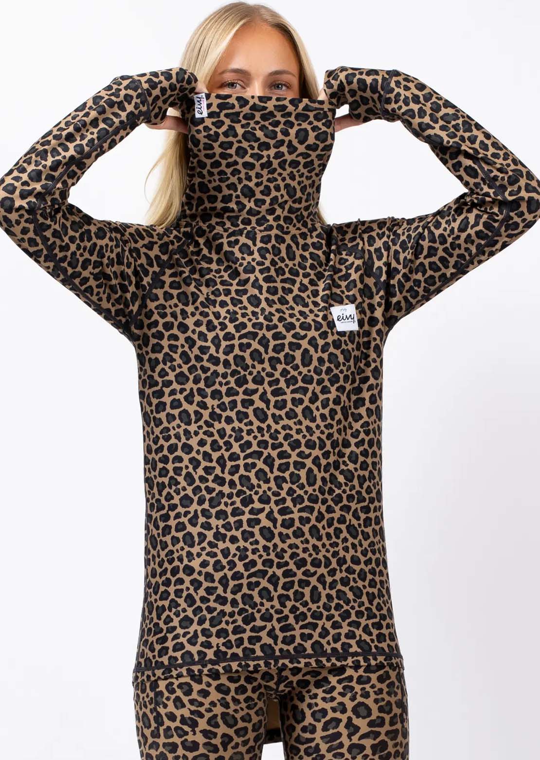 Eivy Women's Icecold Top Black Leopard