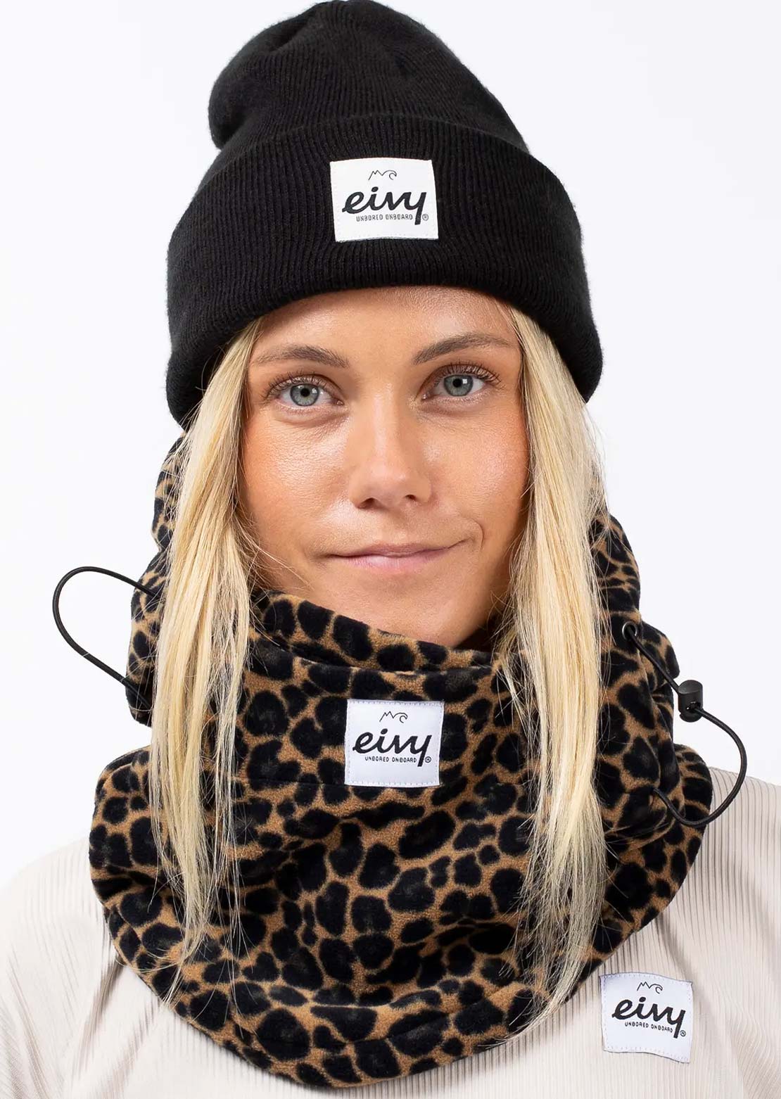 Eivy Women's Mandy Fleece Balaclava Leopard