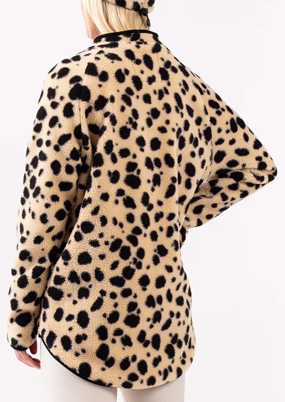 Eivy Women's Redwood Sherpa Jacket Cheetah