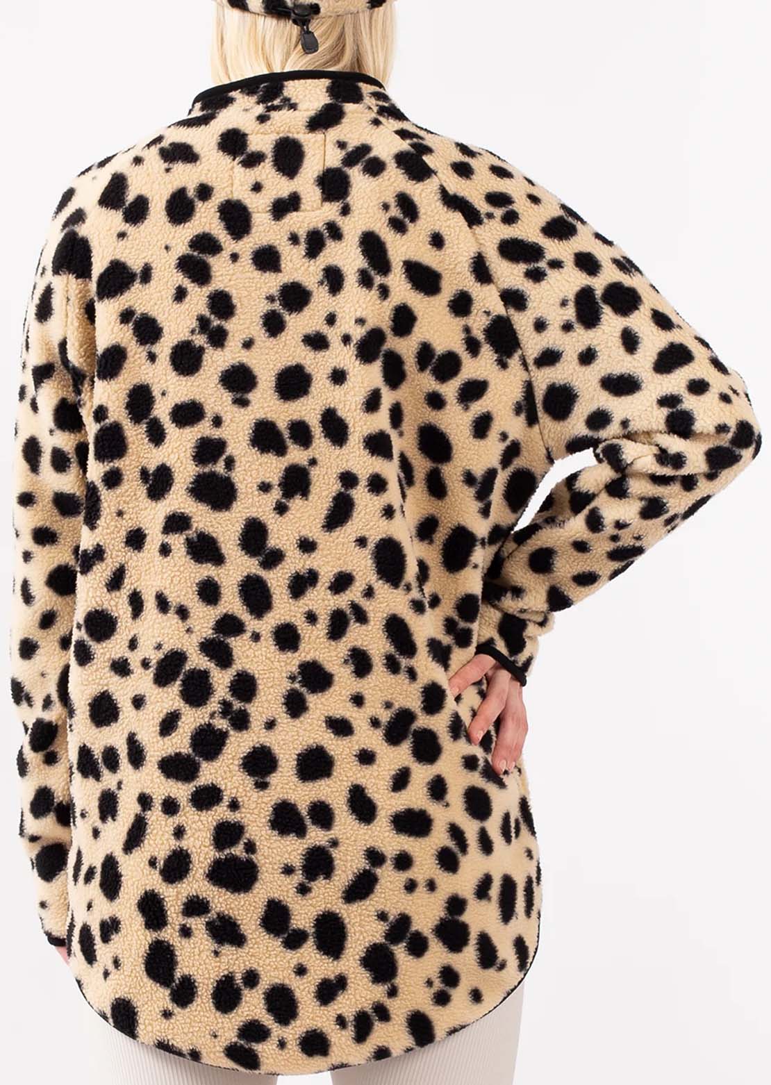 Eivy Women's Redwood Sherpa Jacket Cheetah