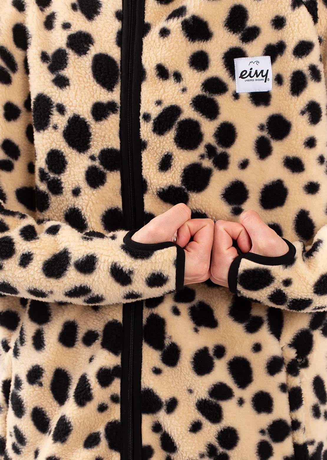Eivy Women's Redwood Sherpa Jacket Cheetah