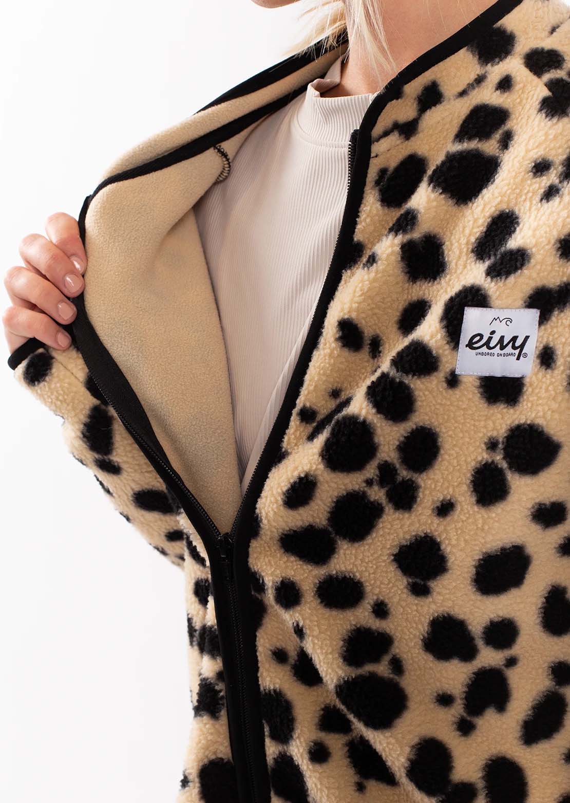 Eivy Women's Redwood Sherpa Jacket Cheetah