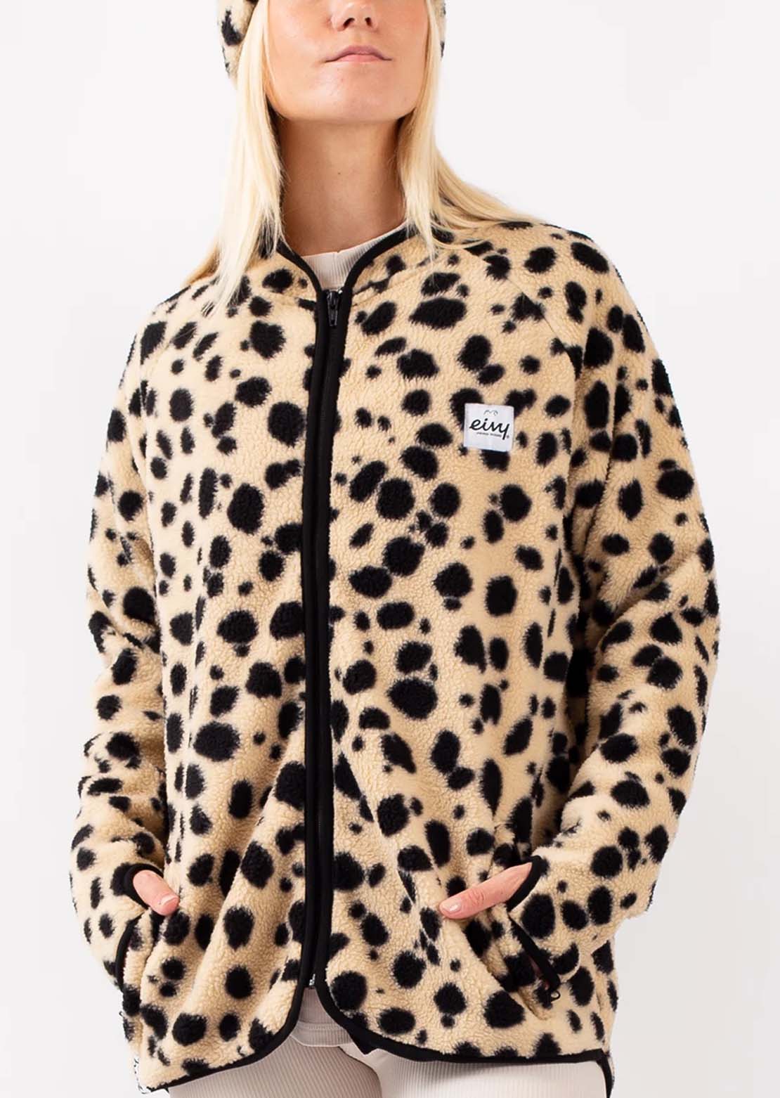 Eivy Women's Redwood Sherpa Jacket Cheetah