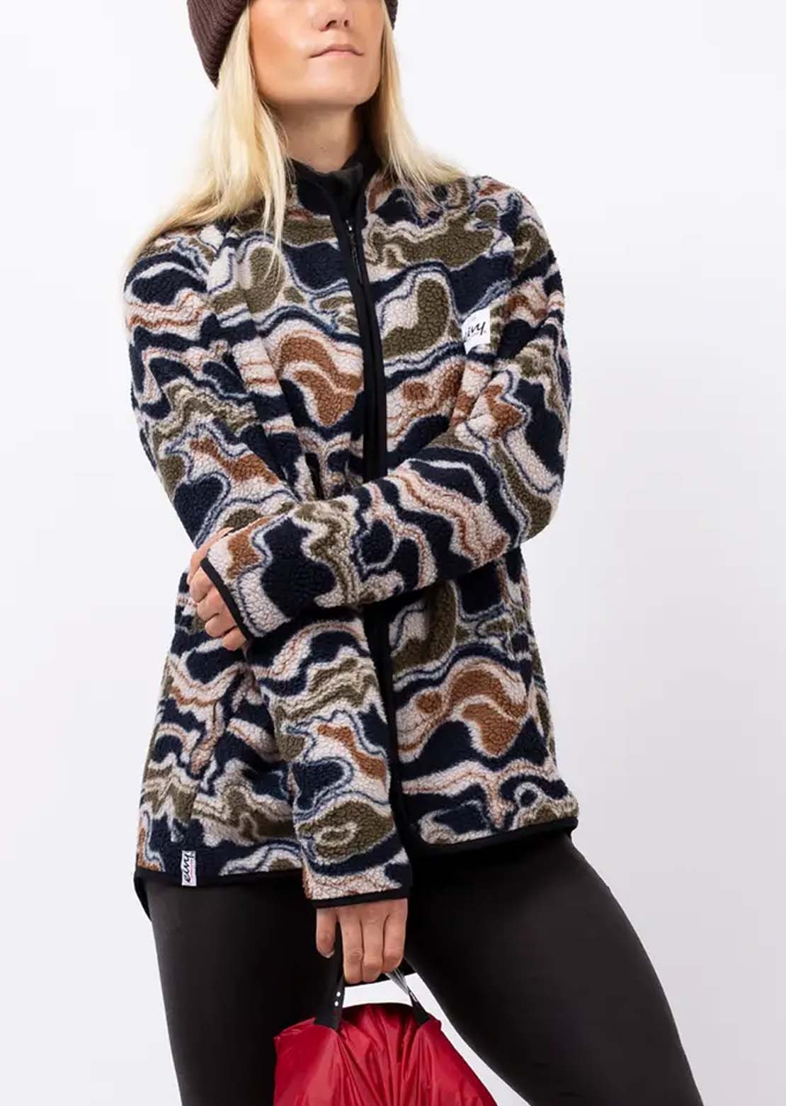 Eivy Women's Redwood Sherpa Jacket Curve Camo