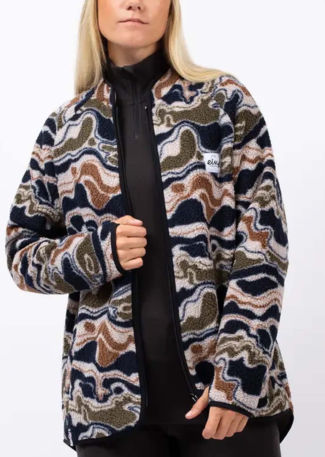 Eivy Women's Redwood Sherpa Jacket Curve Camo
