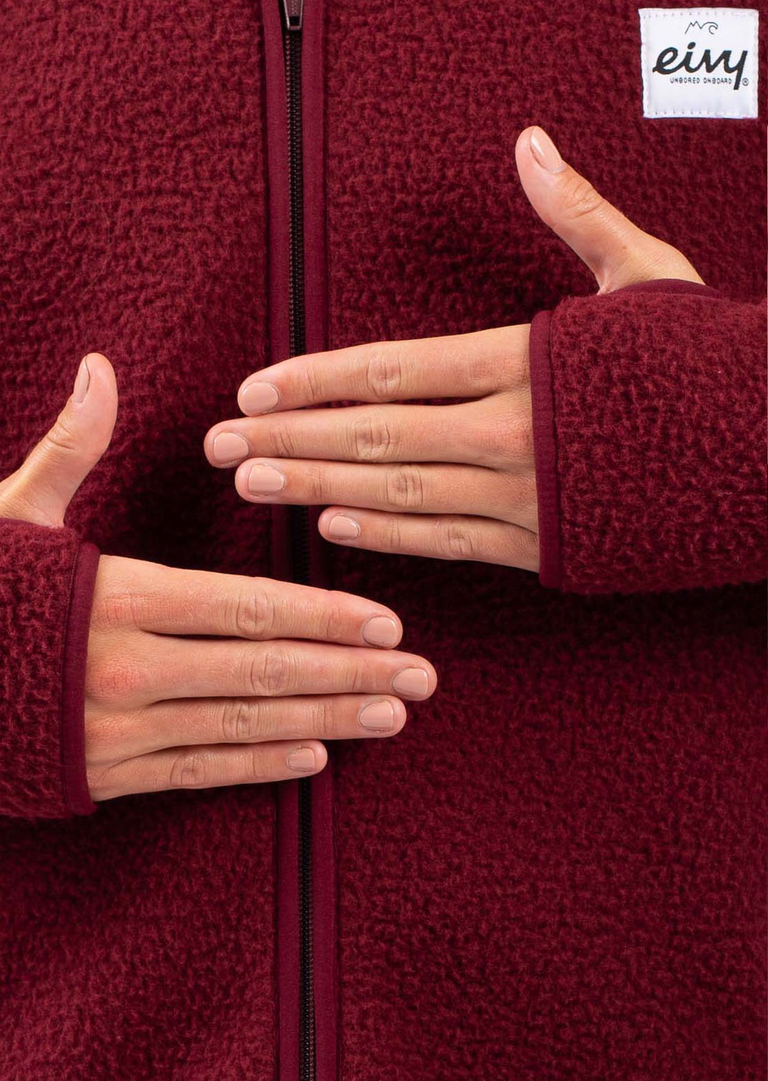 Eivy Women's Redwood Sherpa Jacket Wine