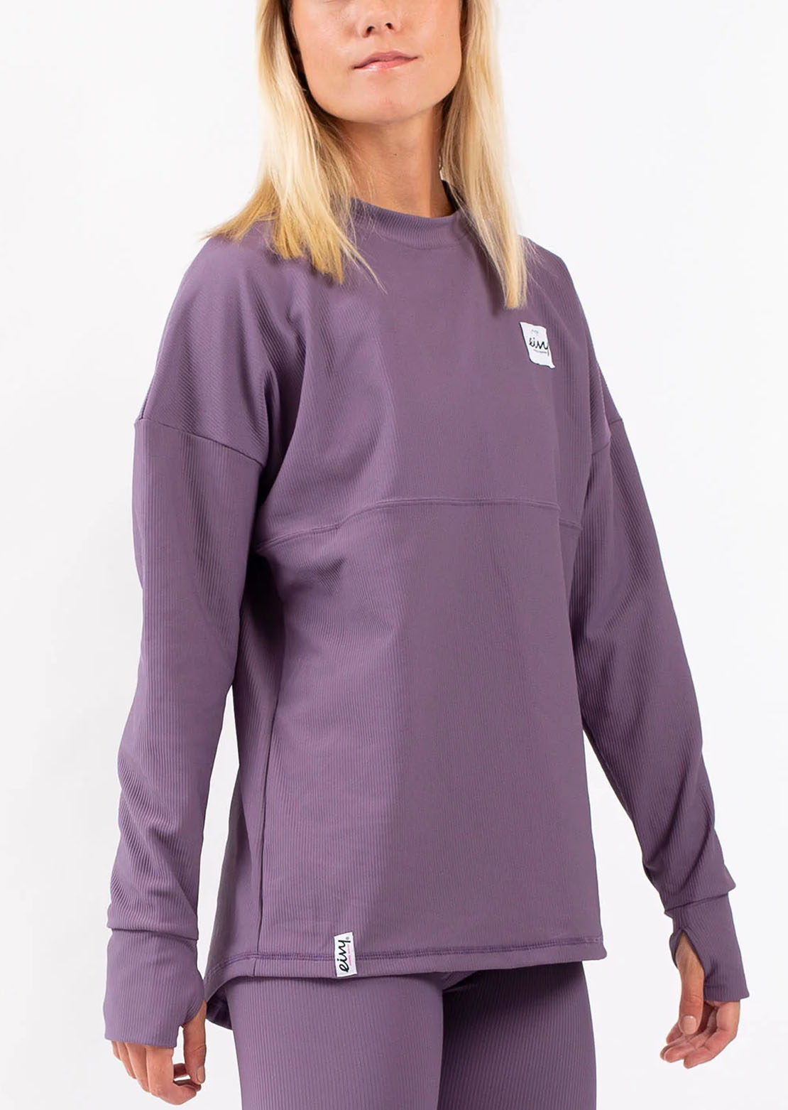Eivy Women's Venture Rib Base Layer Top Deep Purple
