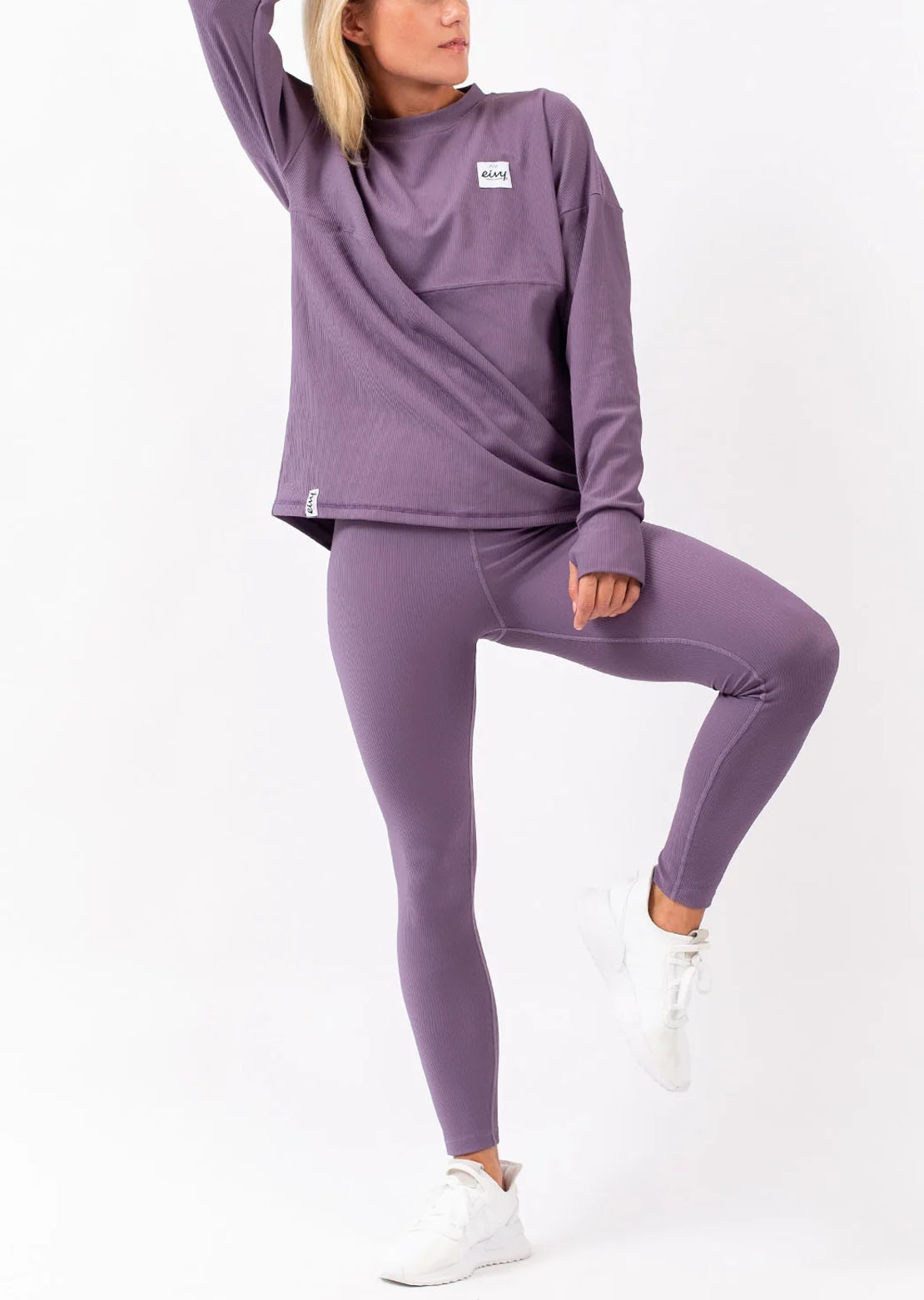 Eivy Women's Venture Rib Base Layer Top Deep Purple