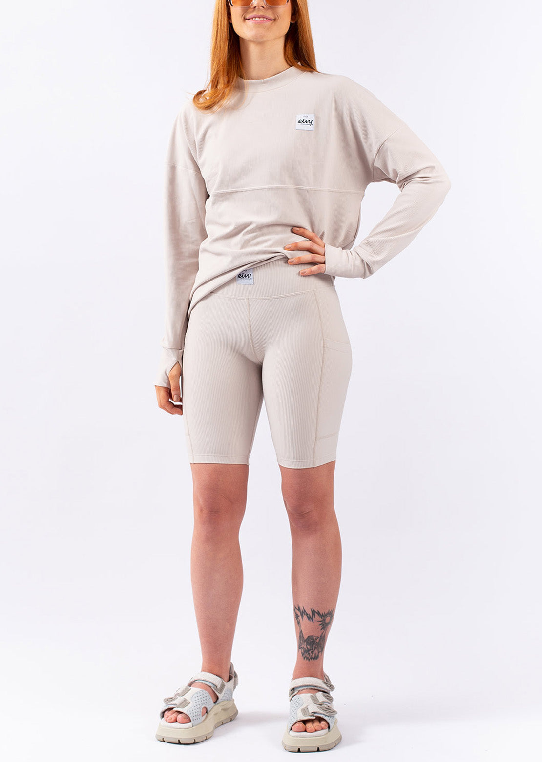 Eivy Women's Venture Rib Base Layer Top Faded Cloud