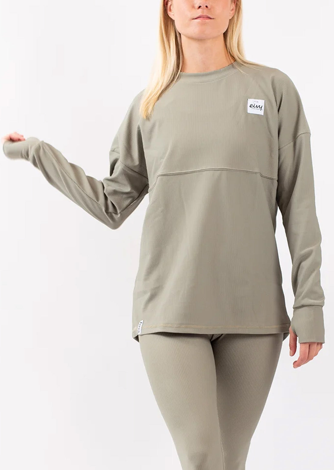 Eivy Women's Venture Rib Base Layer Top Faded Oak